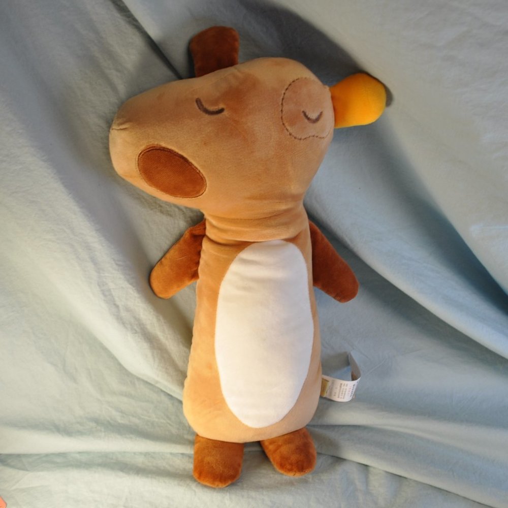 SALE* Plush absorba Paris kids seat belt cover pillow stuffed animal (w1069)